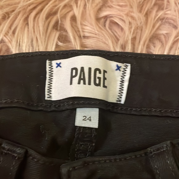 Paige Jeans Black Verdugo Crop 24 - Picture 5 of 9